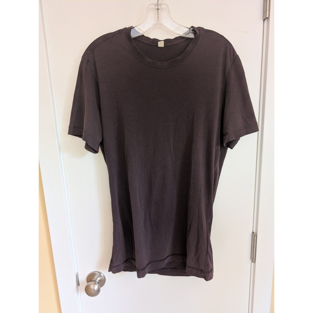 Lululemon Tee Shirt Small Oxblood Red Workout Athleisure Quiet Luxury Capsule